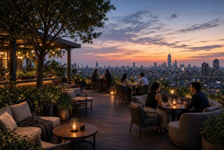 Rooftop Artinya dalam Desain Bangunan Tempat Nongkrong dan Kafe